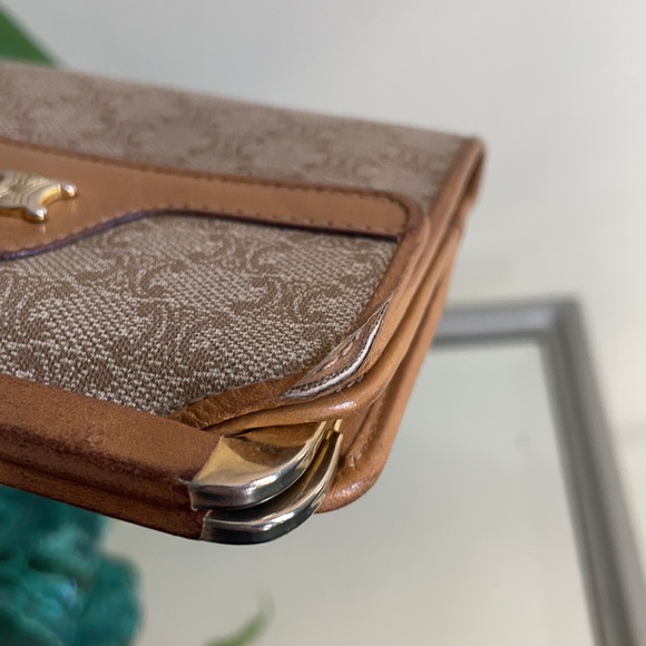 VINTAGE Celine Macadam Short Wallet  Made in Italy - Picture 14 of 14